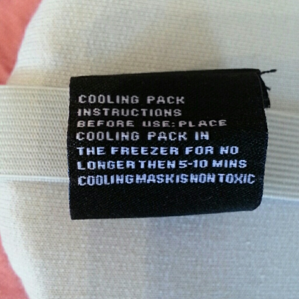 FREE PEOPLE ~ LEATHER! cooling eye mask! NEW! - Picture 7 of 8